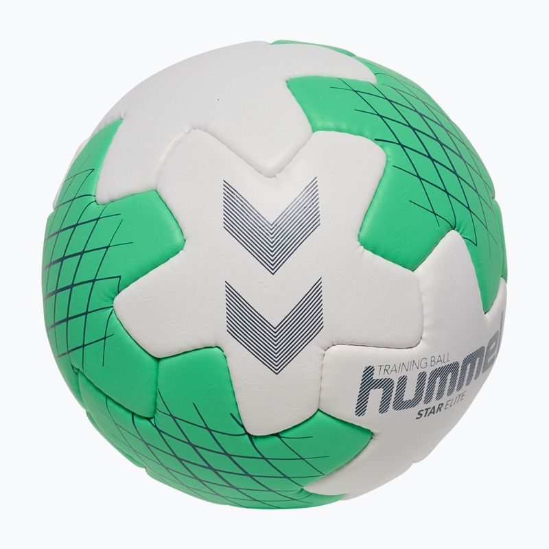Minge de handbal Hummel Star Elite HB white/green/marine size 3 2