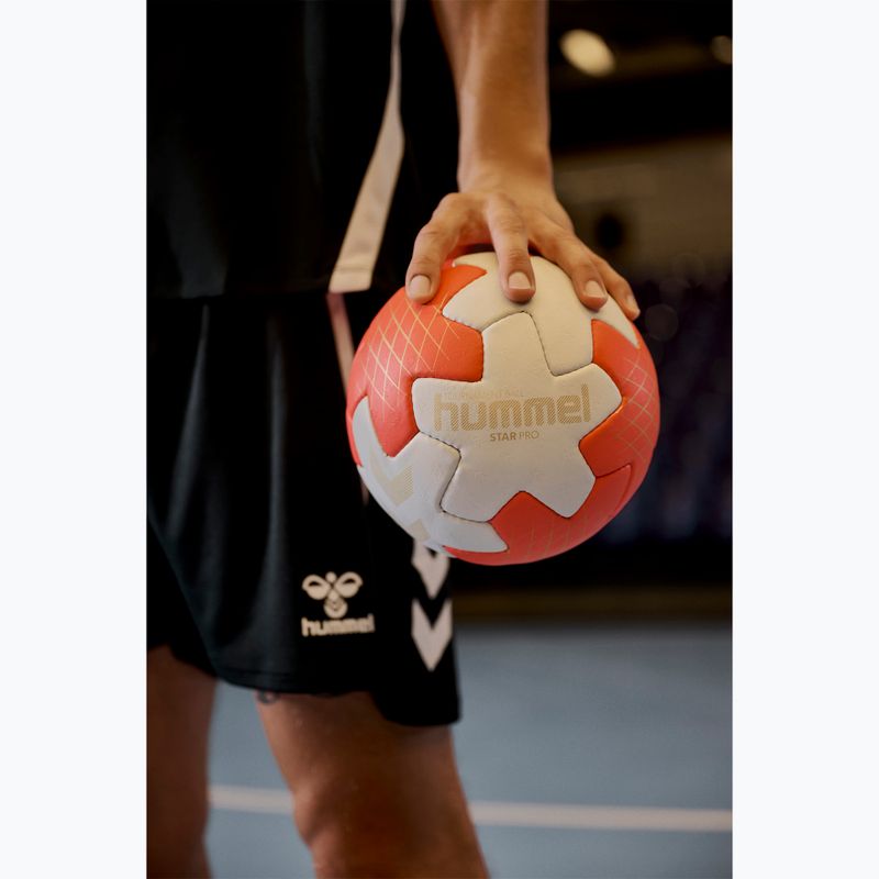 Minge de handbal Hummel Star Pro HB off white/red/silver size 2 6