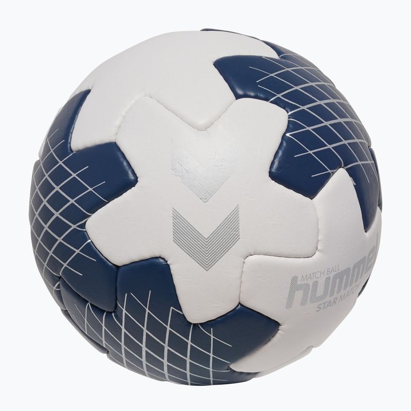 Minge de handbal Hummel Star Mach white/marine/silver size 2 2