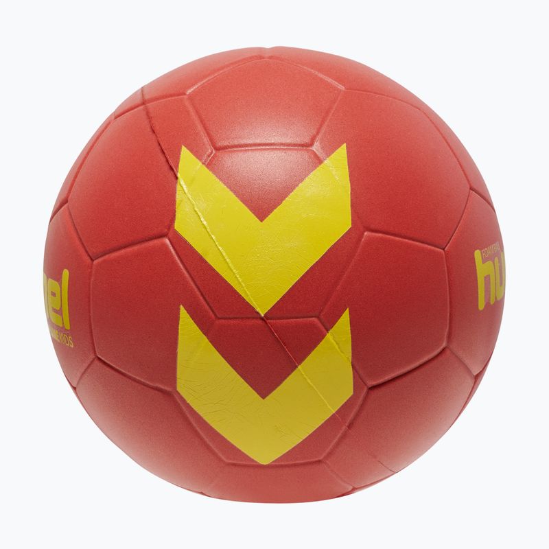 Minge de handbal pentru copii Hummel Classic Spume HB Jr burgundy/yellow size 0 2