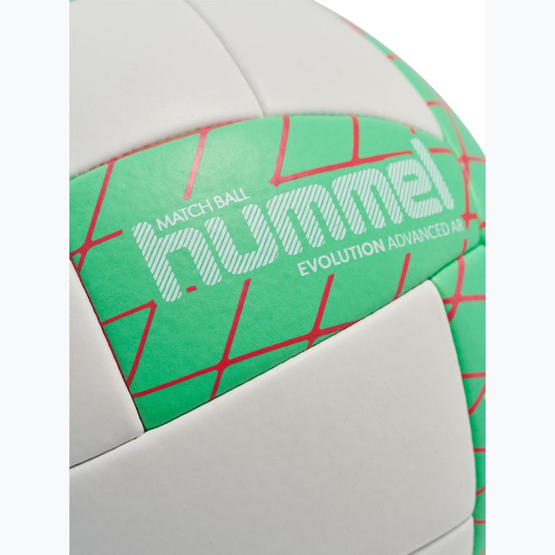Minge de handbal Hummel Evolution Advanced AR HB off white/green/red size 3 3