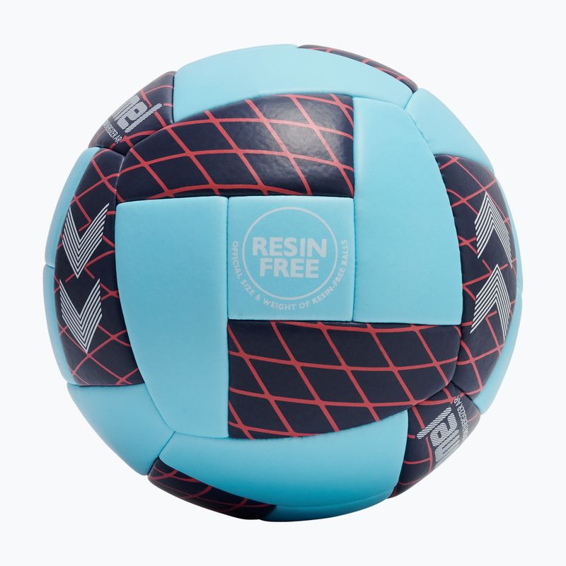 Minge de handbal Hummel Evolution Energizer AR HB light blue/marine/red size 2 2