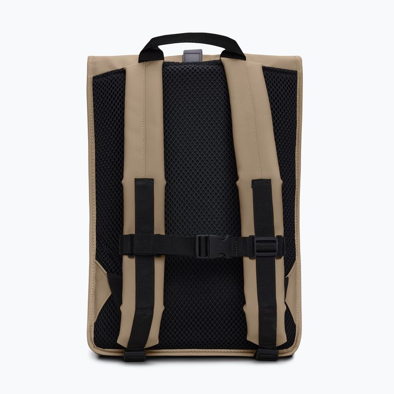 Rucsac de oraș Rains Rucksack Rolltop Beige 3