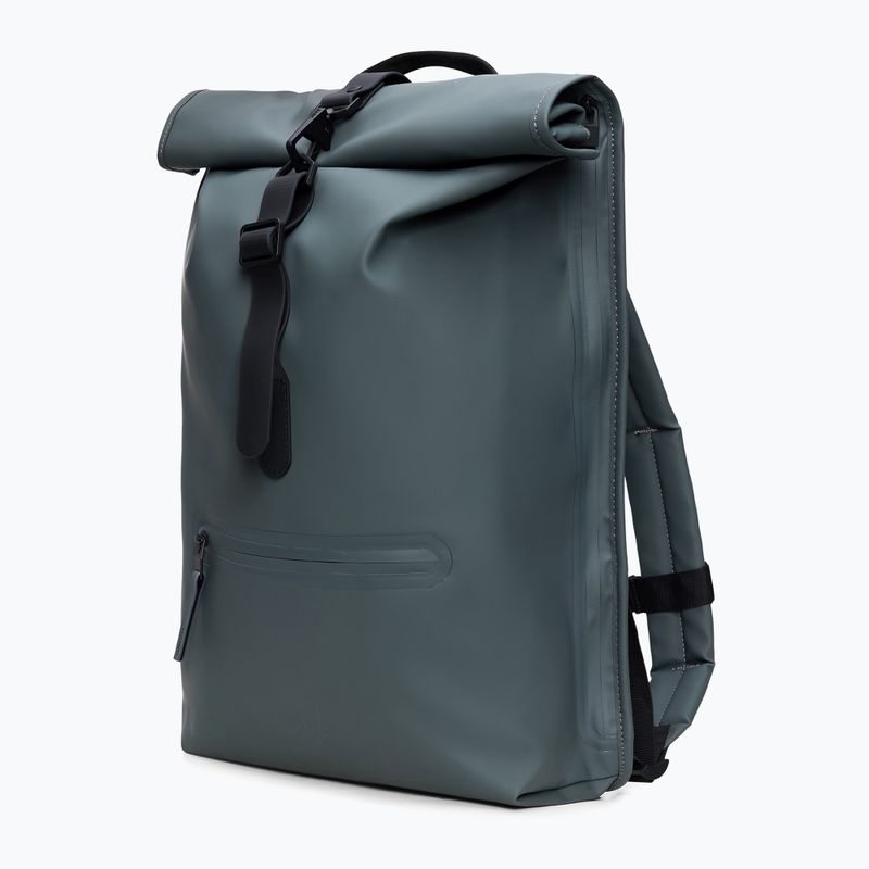 Rucsac de oraș Rains Rucksack Rolltop 13 + 4 l dark grey 2
