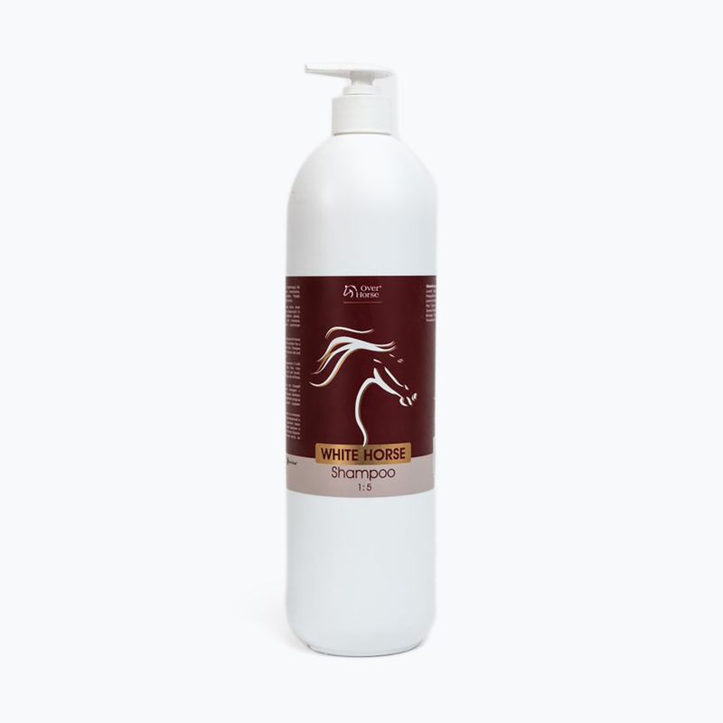 Șampon pentru cai cu blană ușoară Over Horse White Horse 1000 ml whthr-shmp
