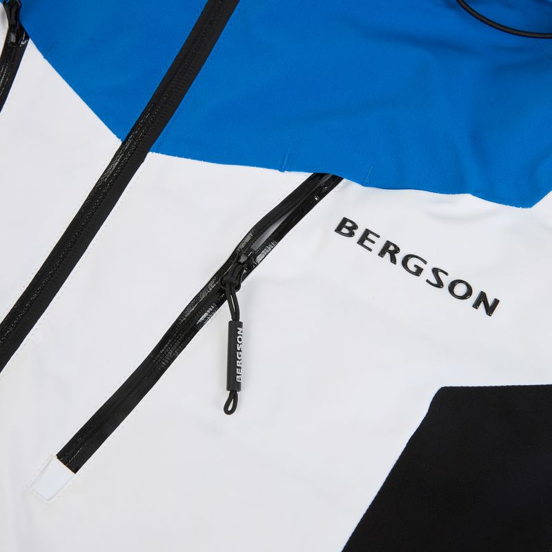 Geacă de schi pentru bărbați BERGSON Velox Stx ibiza blue/white 4