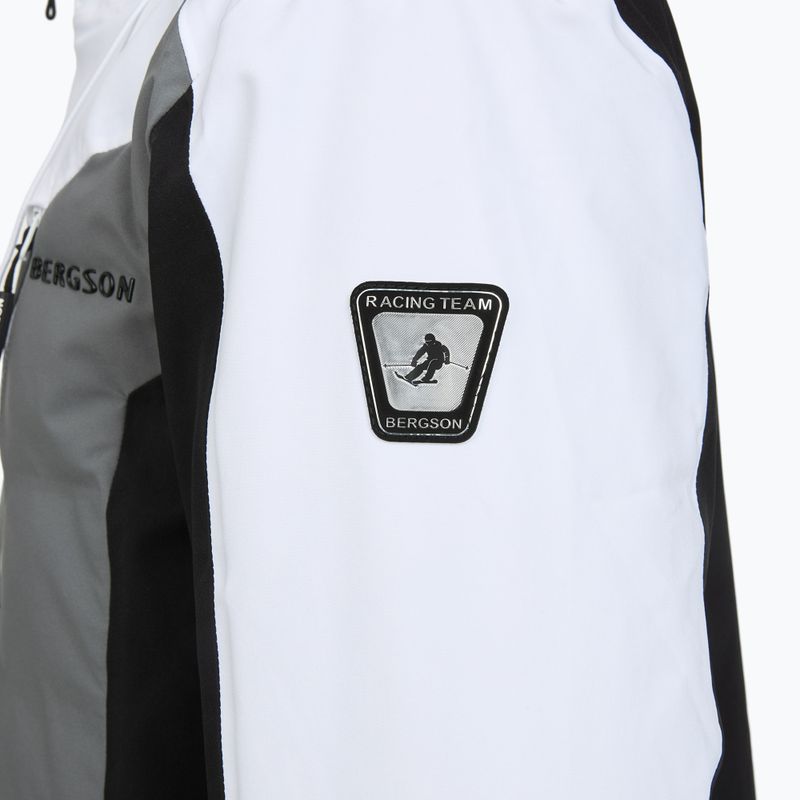 Geacă de schi pentru bărbați BERGSON Velox Stx white/grey 3