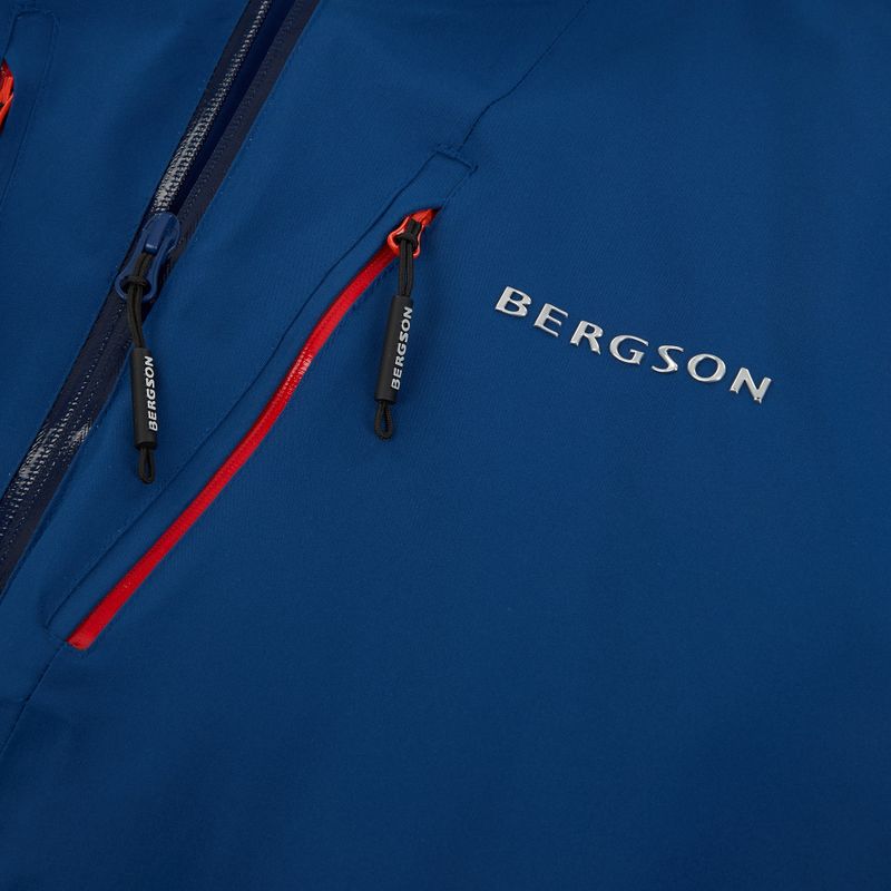 Geacă de schi pentru bărbați BERGSON Axen Stx director blue 4