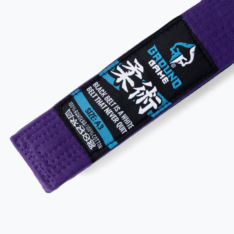 Centură pentru jocul la sol BJJ violet GIBELTPUR01