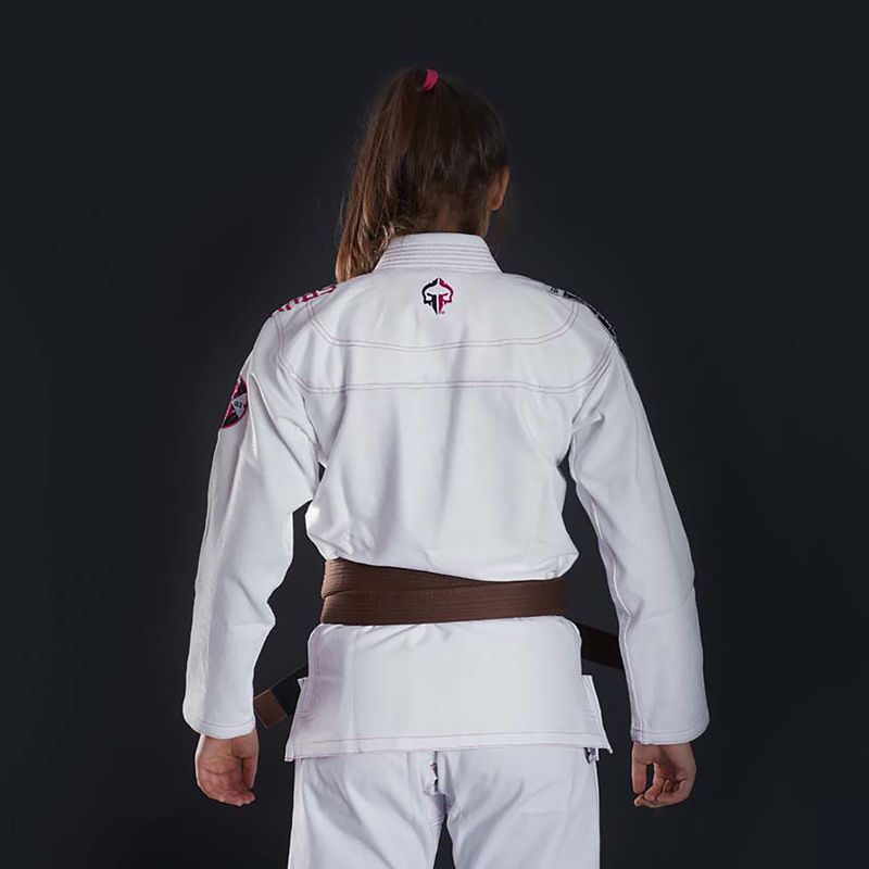 GI to BJJ pentru femei BJJ Ground Game Sakura alb GISAKWHF1 4