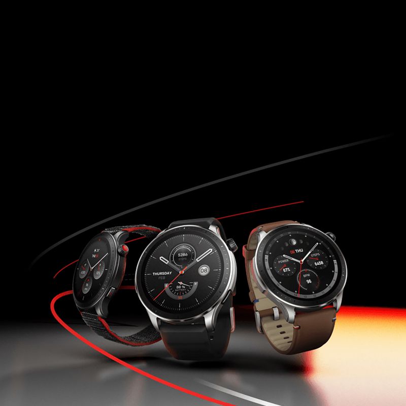 Amazfit GTR 4 Superspeed ceas + cântar negru/argintiu W2166EU1N 12
