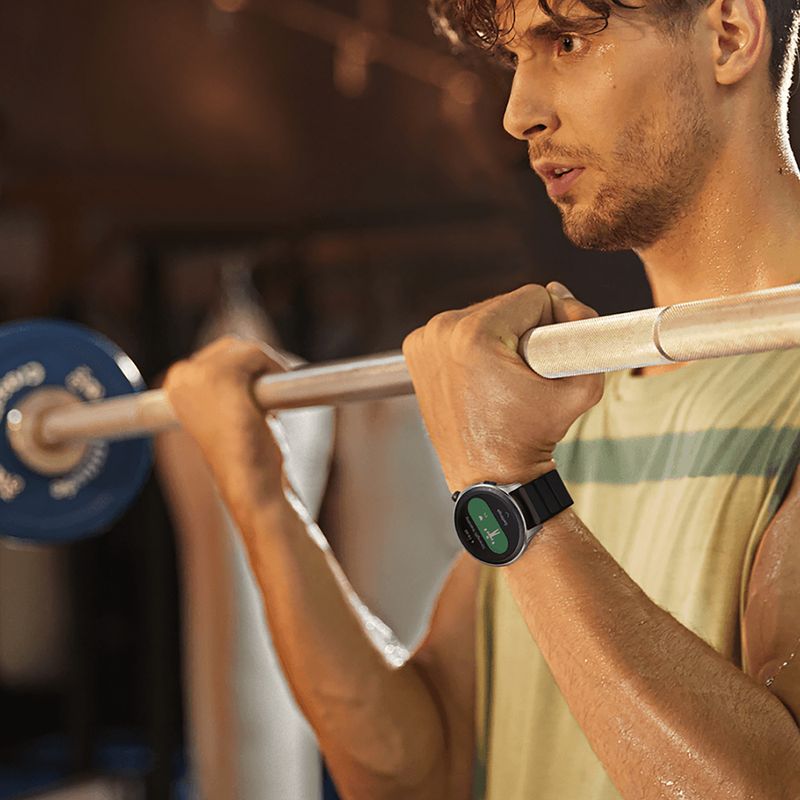 Amazfit GTR 4 Superspeed ceas + cântar negru/argintiu W2166EU1N 14