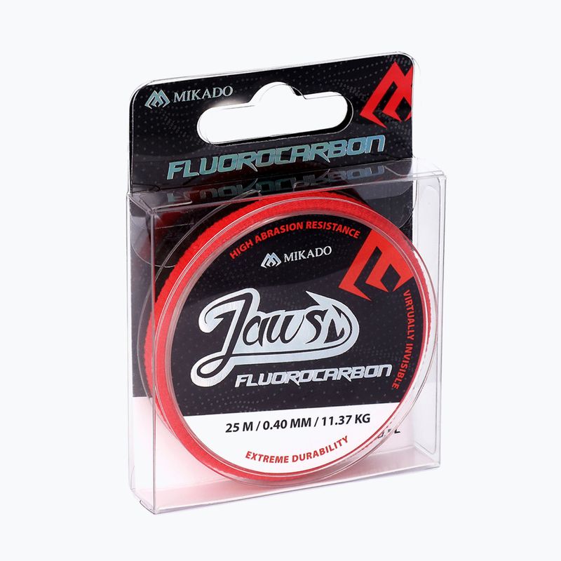 Mikado Fluorocarbon Fluorocarbon Jaws linie de pescuit transparent ZFLJ01-035-25