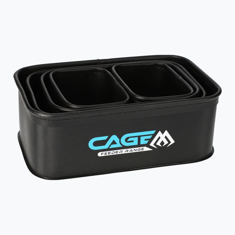 Recipient de pescuit Mikado Eva Cage Bait Box System 4 buc.