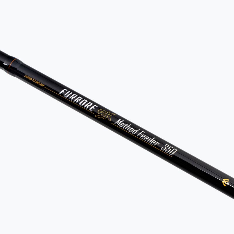 Mikado Furrore 3K Method Feeder rod C.W. până la 90G 3 sec. negru WAA858-350 2