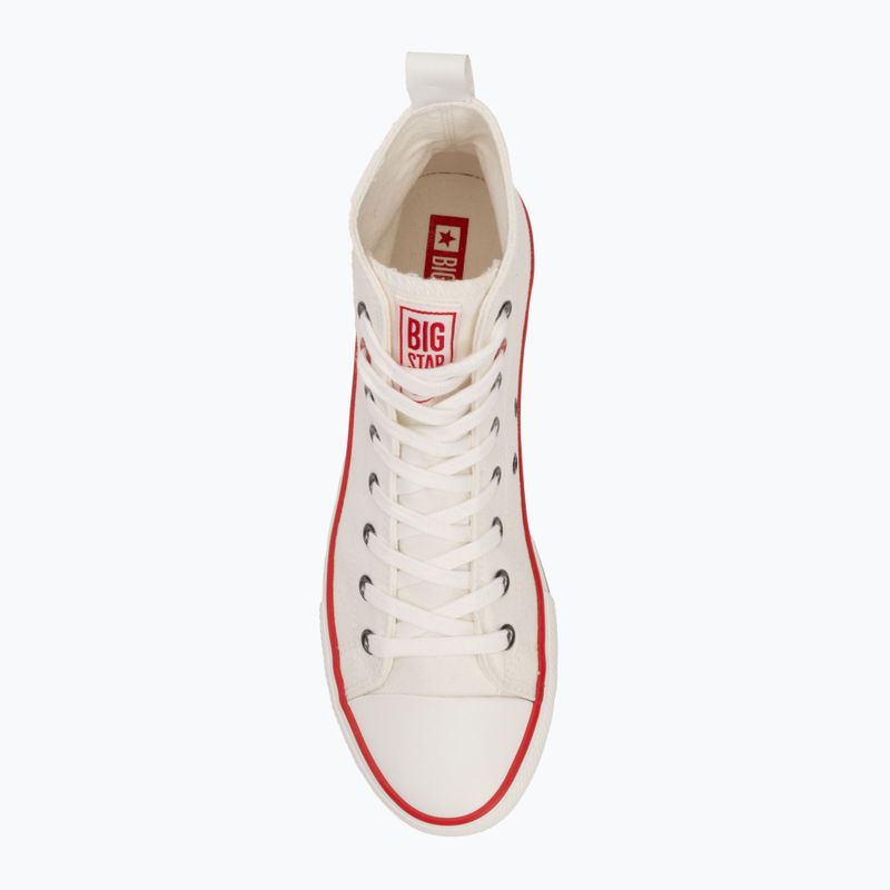 BIG STAR - adidași pentru bărbați JJ174066 alb/roșu 5