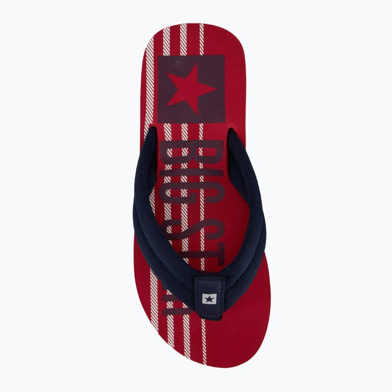 Bărbați BIG STAR flip flop JJ174543 roșu 5