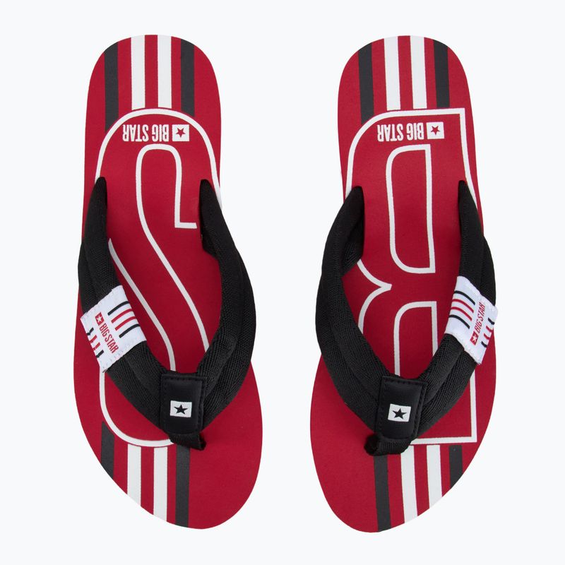 Flip flops pentru femei BIG STAR JJ274A431 roșu 5