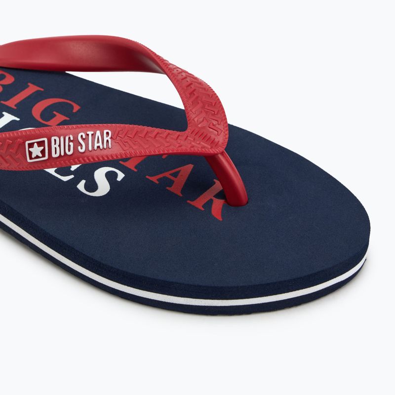 Flip flop-uri BIG STAR pentru bărbați LL174428 albastru marin 7