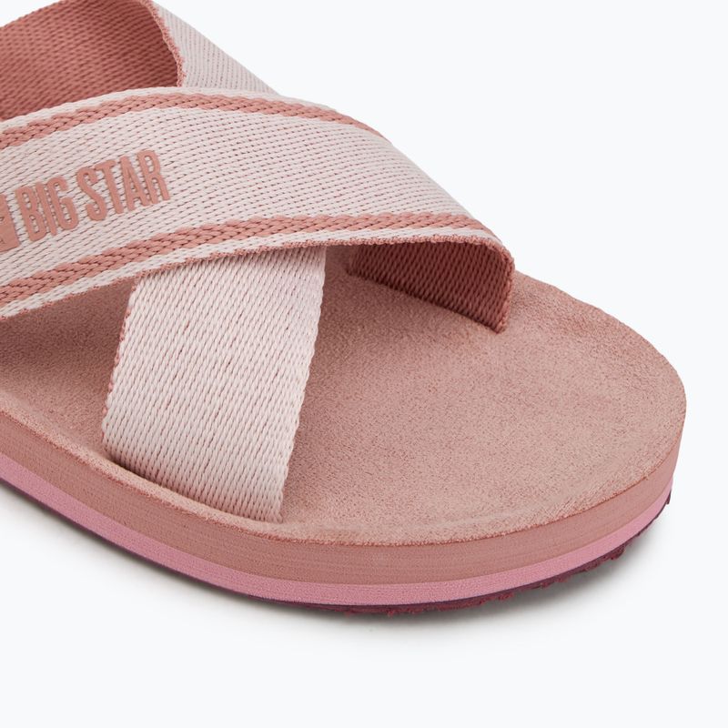 Flip-flops pentru femei BIG STAR NN274A058 bej deschis 7