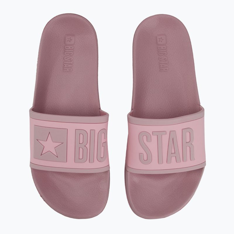 Flip-flops pentru femei BIG STAR NN274A647 roz 5