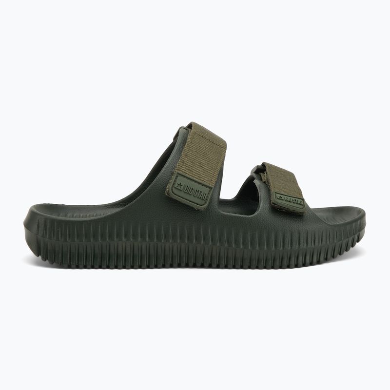 Papuci pentru bărbați  Big Star RR174A027 verde/olive 2