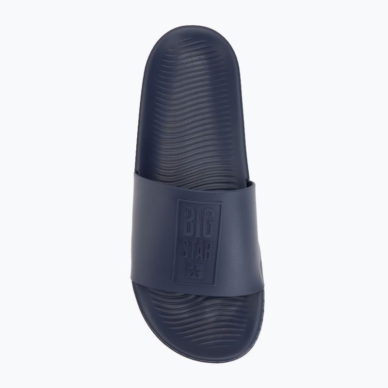 Papuci pentru bărbați  BIG STAR RR174A040 albastru marin 5