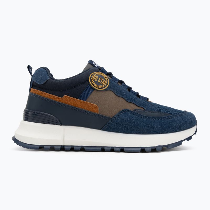 Încălțăminte pentru bărbați BIG STAR RR174279 navy/khaki/orange 2