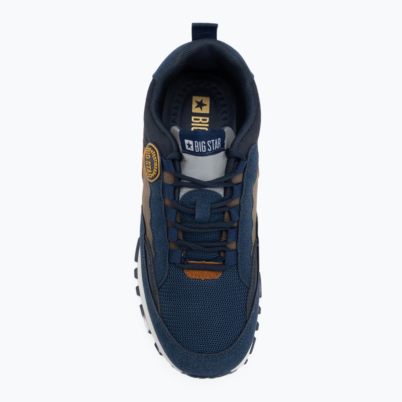 Încălțăminte pentru bărbați BIG STAR RR174279 navy/khaki/orange 5