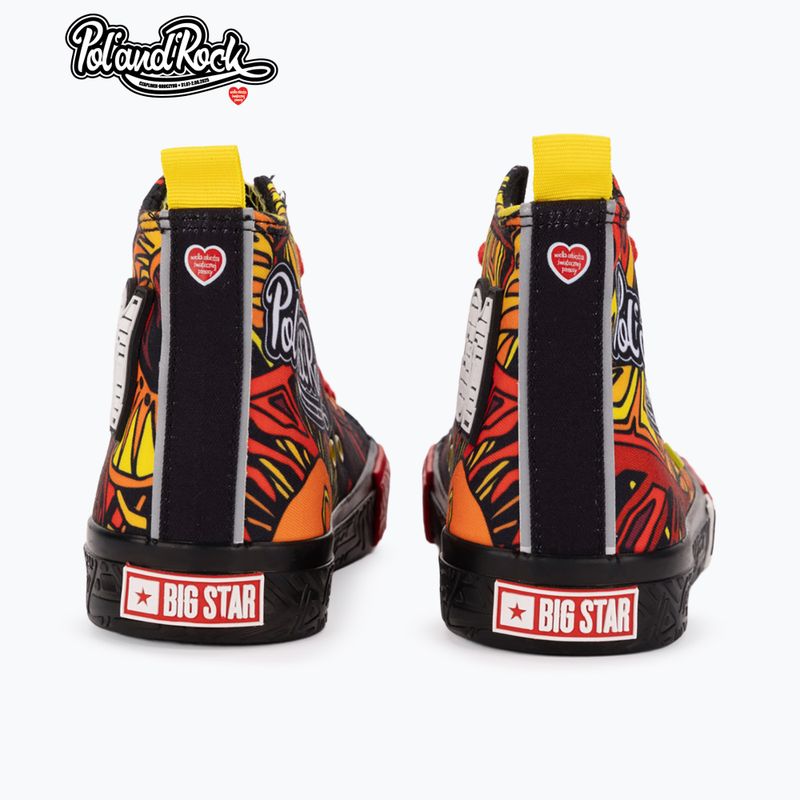 Încălțăminte pentru bărbați BIG STAR SS174501 black/red/yellow 11