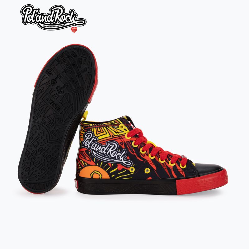 Încălțăminte pentru bărbați BIG STAR SS174501 black/red/yellow 12
