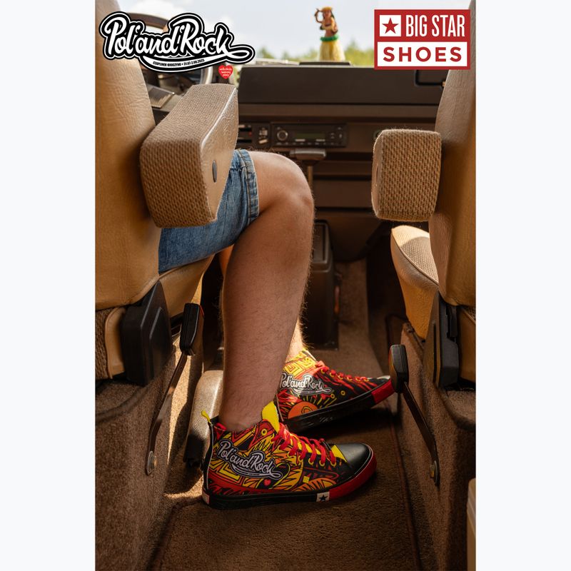 Încălțăminte pentru bărbați BIG STAR SS174501 black/red/yellow 18