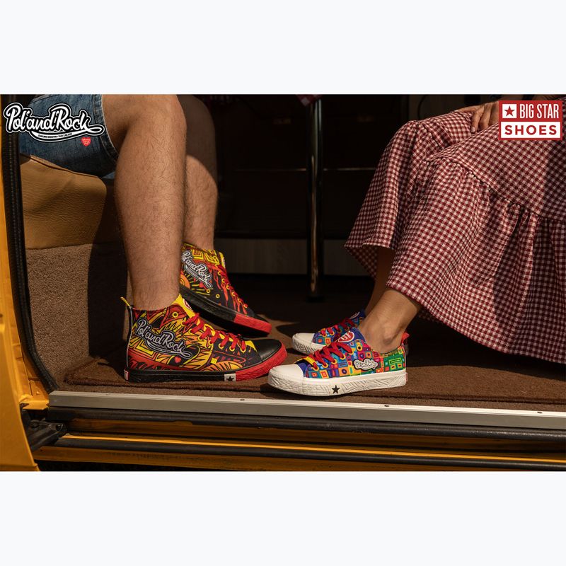 Încălțăminte pentru bărbați BIG STAR SS174501 black/red/yellow 20