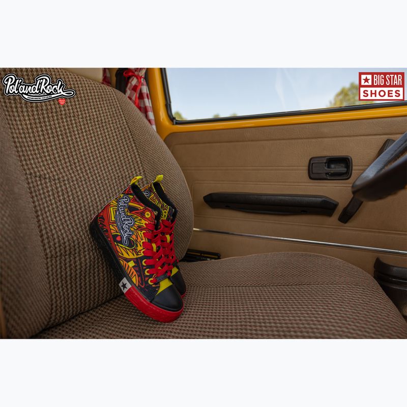 Încălțăminte pentru bărbați BIG STAR SS174501 black/red/yellow 22
