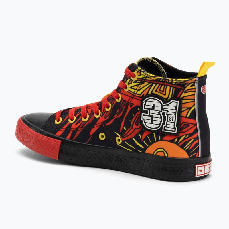 Încălțăminte pentru bărbați BIG STAR SS174501 black/red/yellow 3