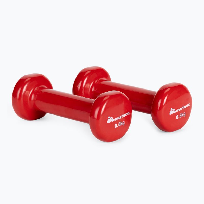 Haltere Meteor 2 x 0 5 kg roșu 30180