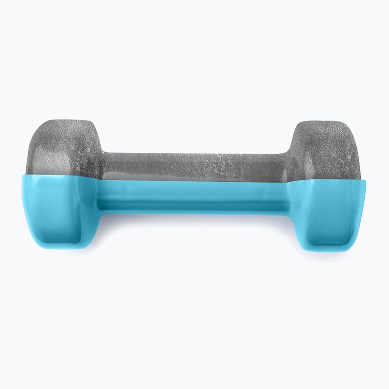 Set de gantere cu suport Meteor 2 x 1 kg / 2 x 2 kg / 2 x 3 kg colorate 30189 5