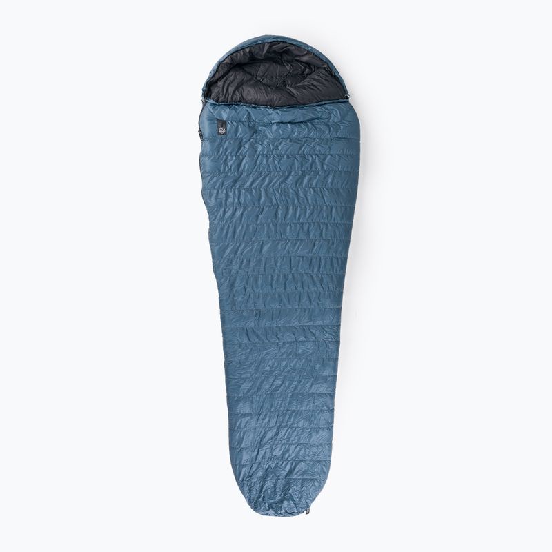 AURA Nom 300 sac de dormit 180 cm/dreapta oțel