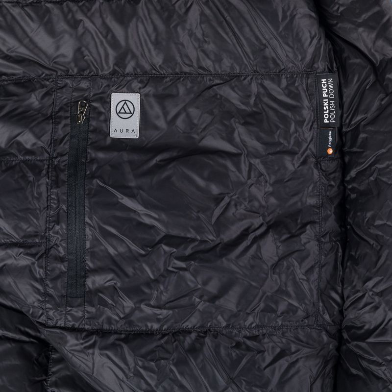 AURA Nom 300 sac de dormit 180 cm/dreapta oțel 7