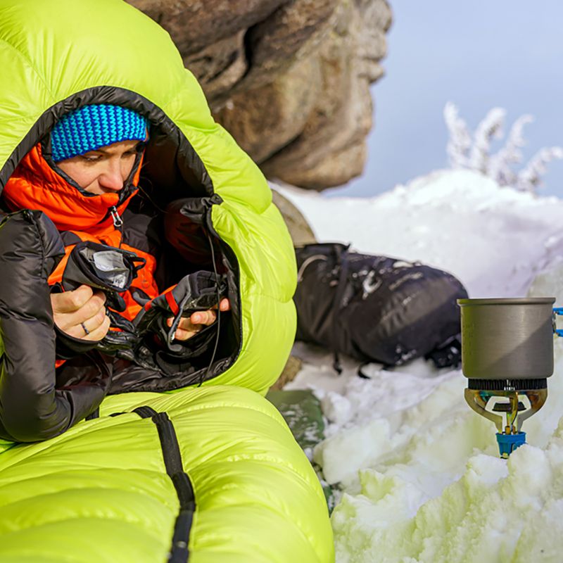 Sac de dormit AURA AR 600 195 cm, verde lime 15