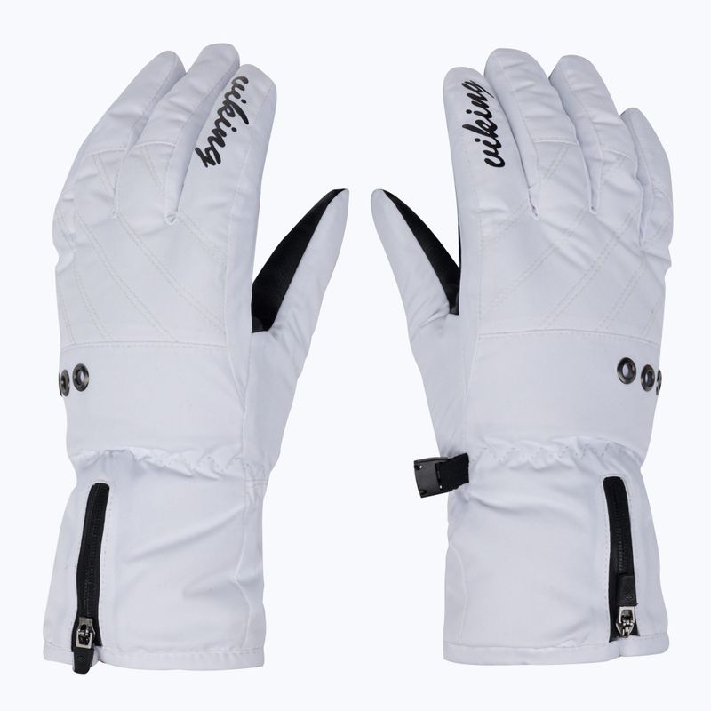 Mănuși de schi pentru femei Viking Selena Ski Gloves, alb, 113/19/4260/01 2