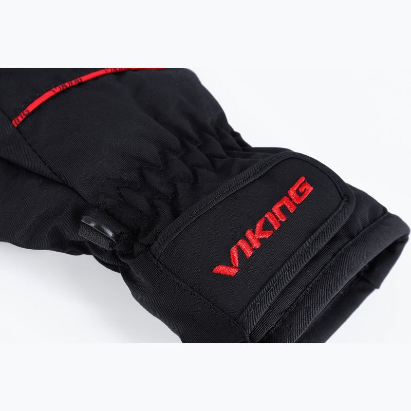 Mănuși de schi pentru copii Viking Kevin Ski dark red 6