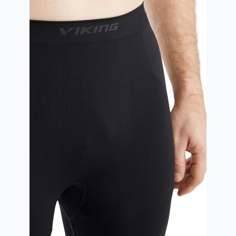 Pantaloni termici pentru bărbați Viking Eiger 3/4 negru 500/21/2085 3