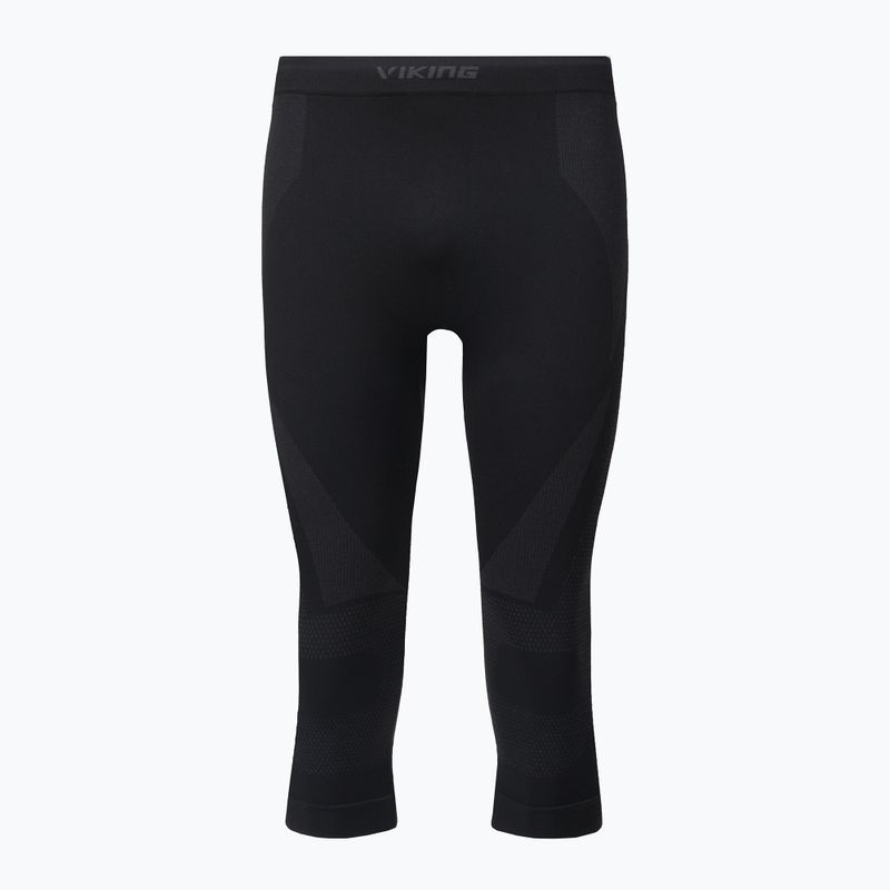 Pantaloni termici pentru bărbați Viking Eiger 3/4 negru 500/21/2085 4