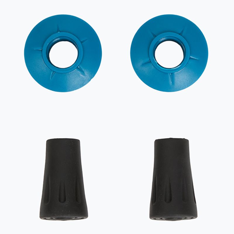 Bețe de trekking Viking Shiva black/turquoise 7