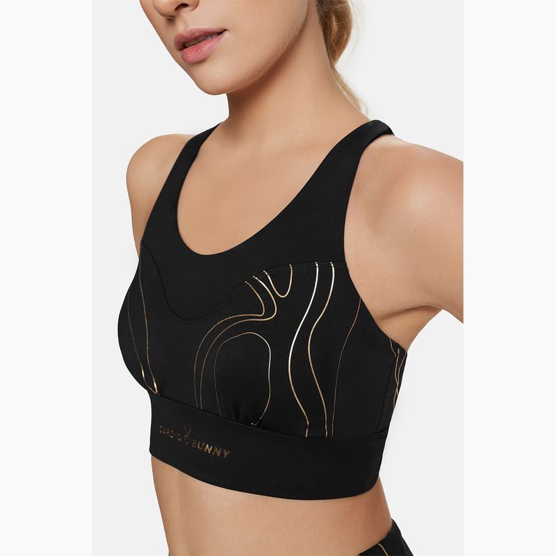 Sutien de antrenament Cardio Bunny Flame negru 4