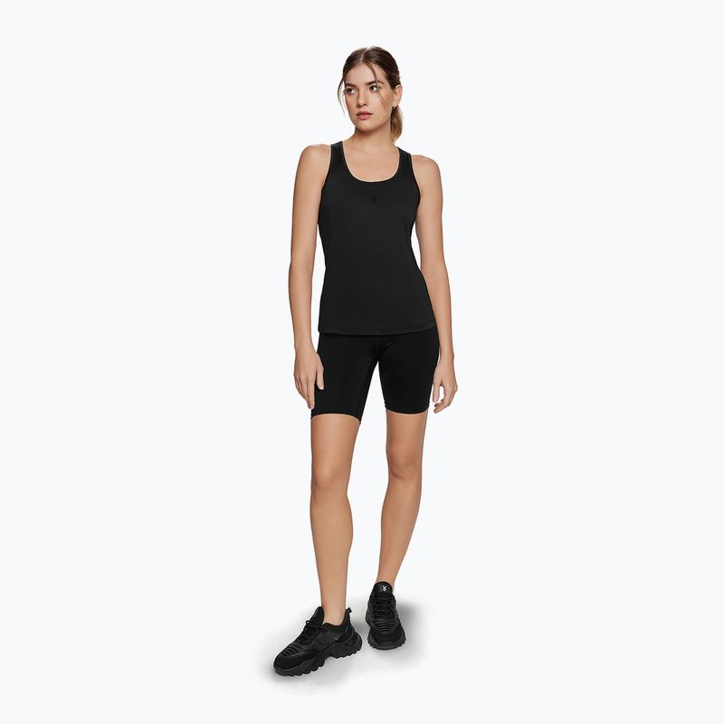 Tricou de antrenament pentru femei Cardio Bunny Dry negru 2
