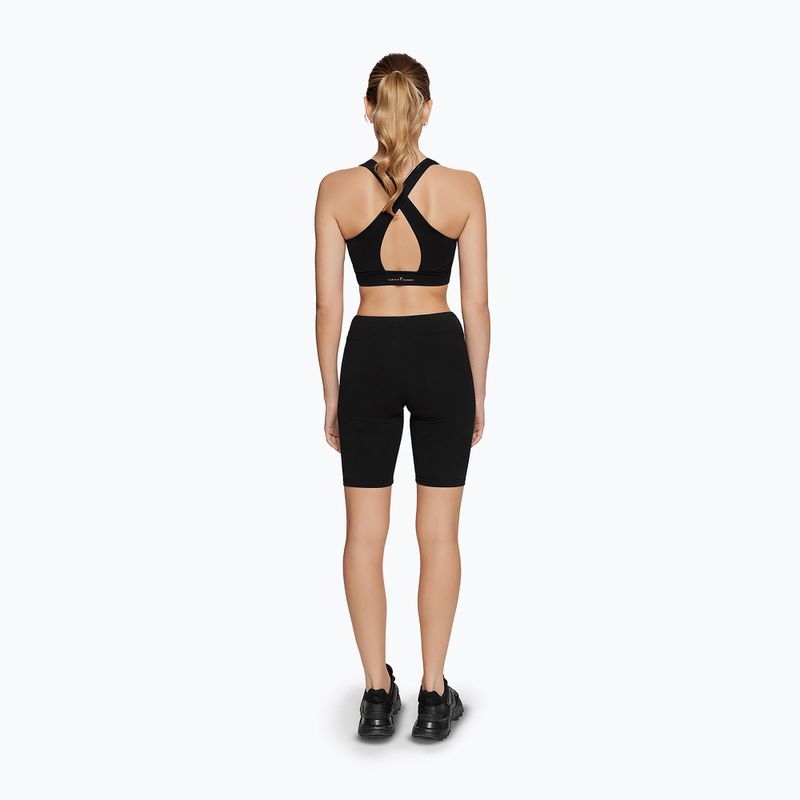 Pantaloni scurți de antrenament pentru femei Cardio Bunny Cloud black 4