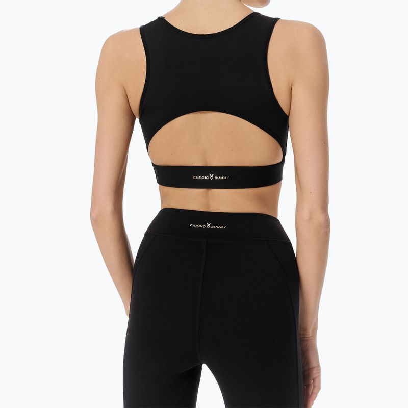 Sutien de antrenament Cardio Bunny Black sport 5