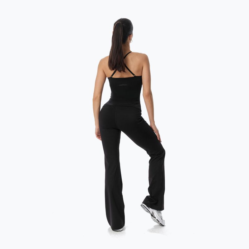 Tricou de antrenament pentru femei Cardio Bunny With Built-in Black bra 3